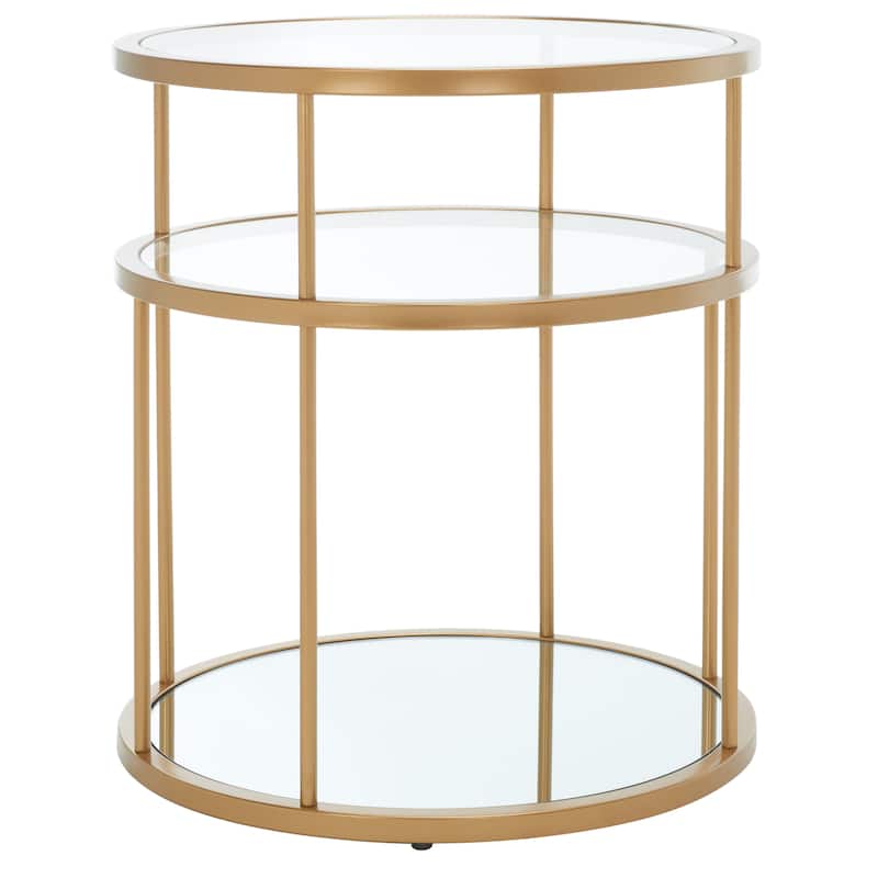 SAFAVIEH Zada 3 Shelf Accent Table - 20" L x 20" D x 23" H - 20Wx20Dx23H