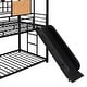 preview thumbnail 32 of 33, Twin Over Twin Metal Bunk Bed, Housebed with Slide and Storage Stair