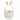 Bunny Ears Easter Basket White Paper Spring