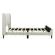 preview thumbnail 3 of 72, Twin/Full/Queen Size Velvet Upholstered Platform Bed Frame with Headboard and Wooden Slats Support, No Box Spring Needed