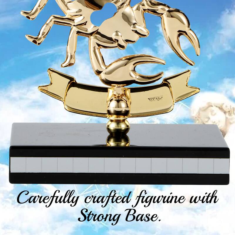 Matashi 24K Gold Plated Zodiac Astrological Sign Scorpio Figurine