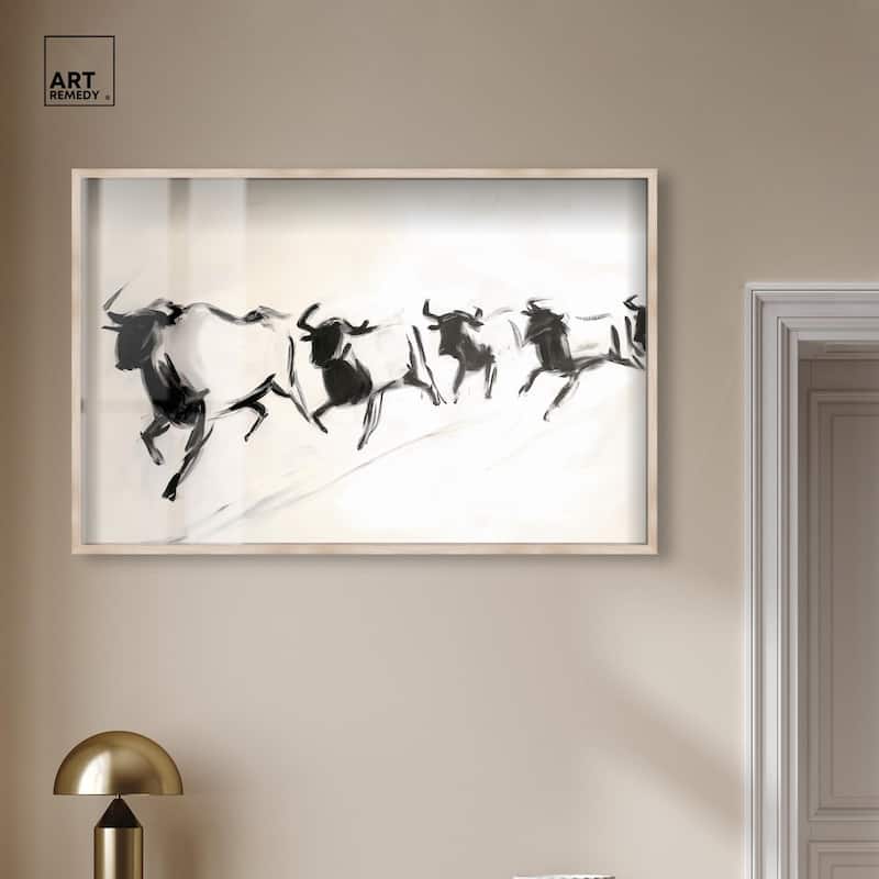 Bovine II Shadowbox by Art Remedy