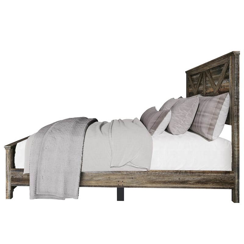 Clayfell Charboneau Panel Bed
