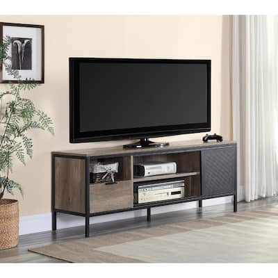 Versatile Rustic TV Stand with Multiple Compartments for Organized Entertainment