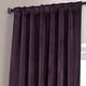 preview thumbnail 103 of 165, Exclusive Fabrics Signature Plush Velvet Hotel Blackout Curtains (1 Panel) - Luxury Soft Drapery for Light Control & Elegance