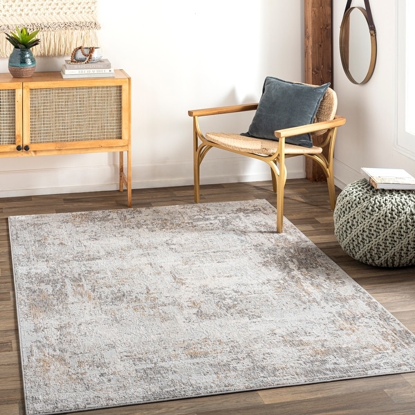 1' x 3' Brown Décor Direct EMERSON Modern Casual Abstract Area Rug 