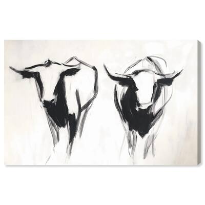 Bovine I Canvas by Art Remedy, Gallery Wrapped