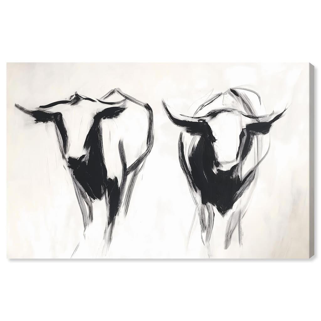 Bovine I Canvas by Art Remedy, Gallery Wrapped