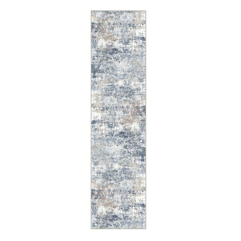 HomeRoots Abstract Modern Rectangle Area Rug