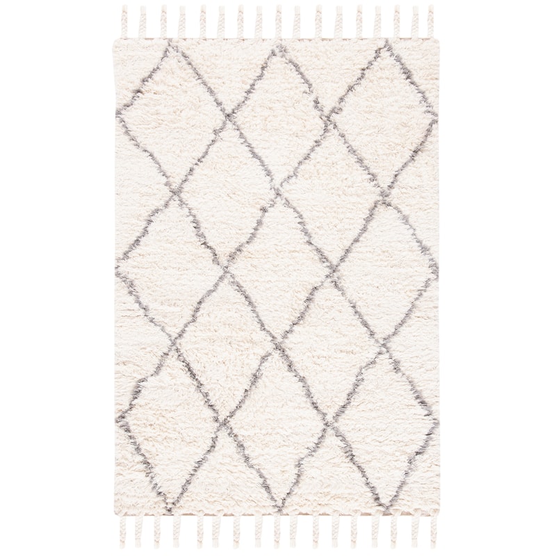 SAFAVIEH Handmade Casablanca Shag Daiana 1.4-inch Thick Wool Rug