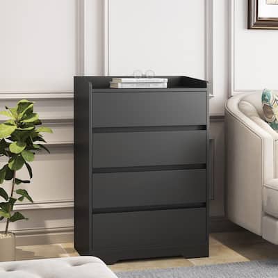 GEITIN Modern Wooden Dresser Cabinet with Sturdy Frame