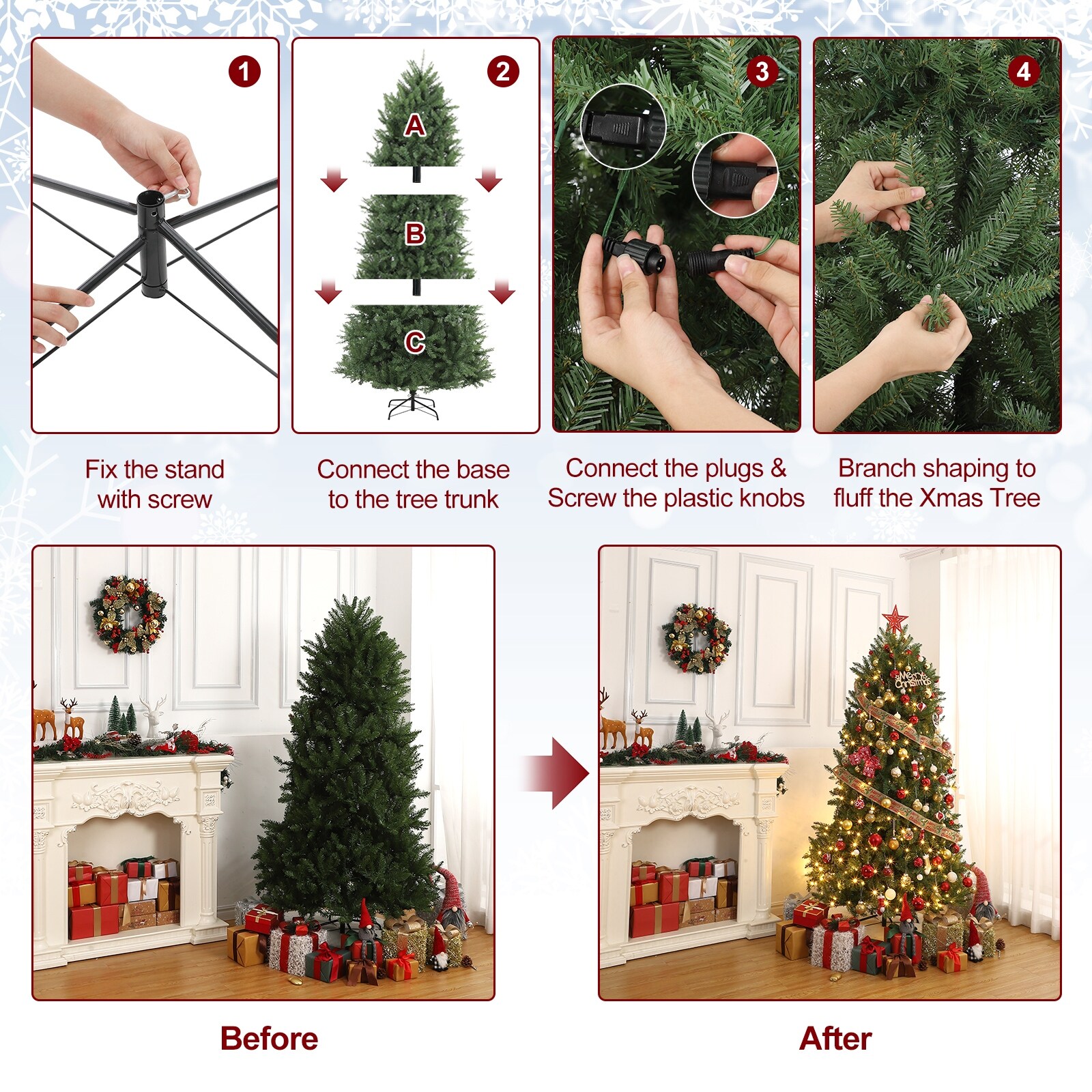 ✳︎new arrival✳︎christmastreeクリスマスツリー⑤white ✳︎new arrival✳︎christmastreeクリスマスツリー⑤white