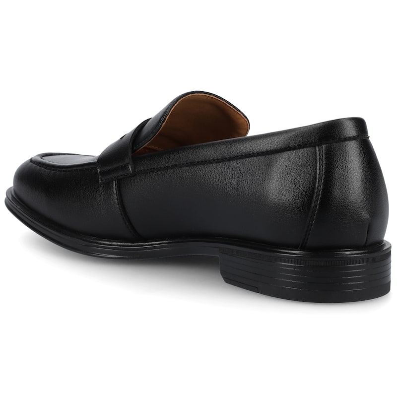 Vance Mens Phineas Medium and Wide Width Slip-on Penny Loafer Dress Shoe