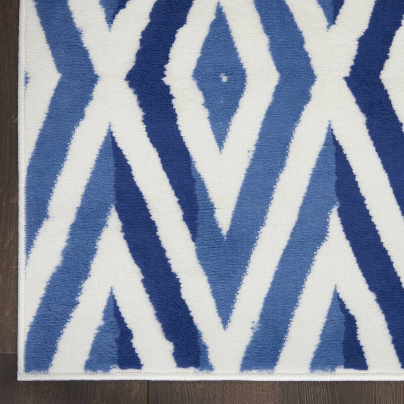 Power Loomed Geometric Modern Stain Resistant Area Rug - 36' X '24' X '0.39