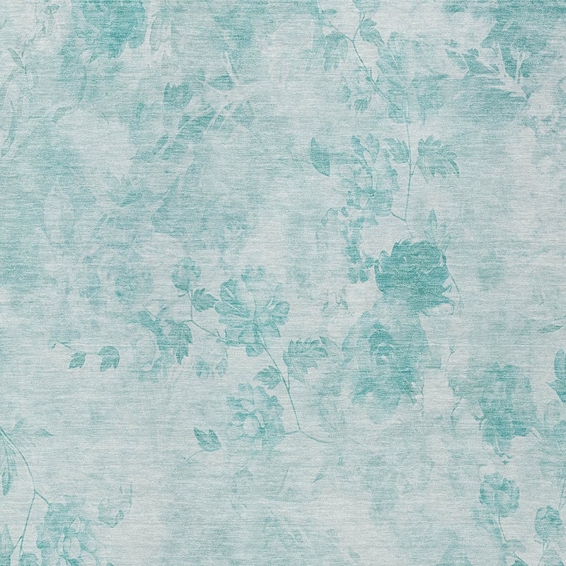 HomeRoots Floral Transitional Rectangle Outdoor Rug
