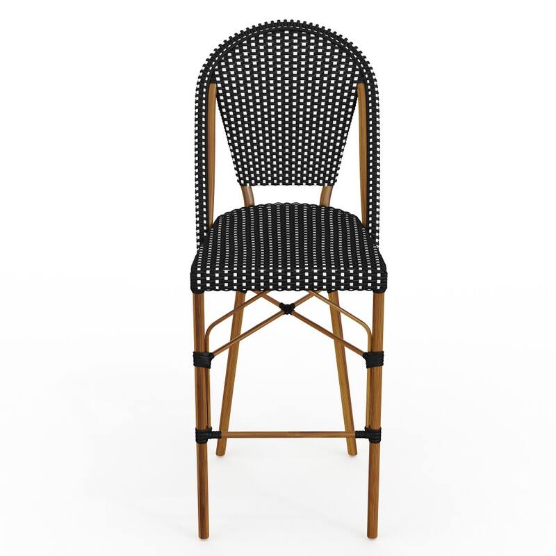 Martha Stewart All-Weather Stackable Patio Bistro Bar Stool - 18.5"W x 23.25"D x 45.75"H