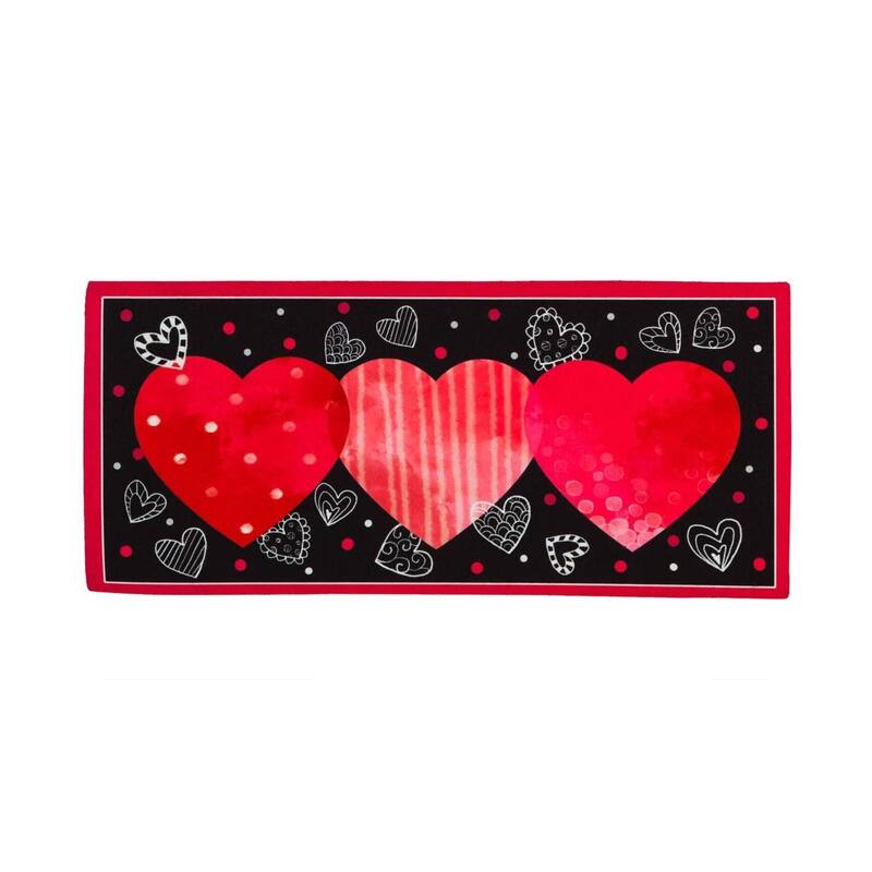 Sassafras Spring Summer Set of 4 Mats with Rubber Mat Frame, Collection #1