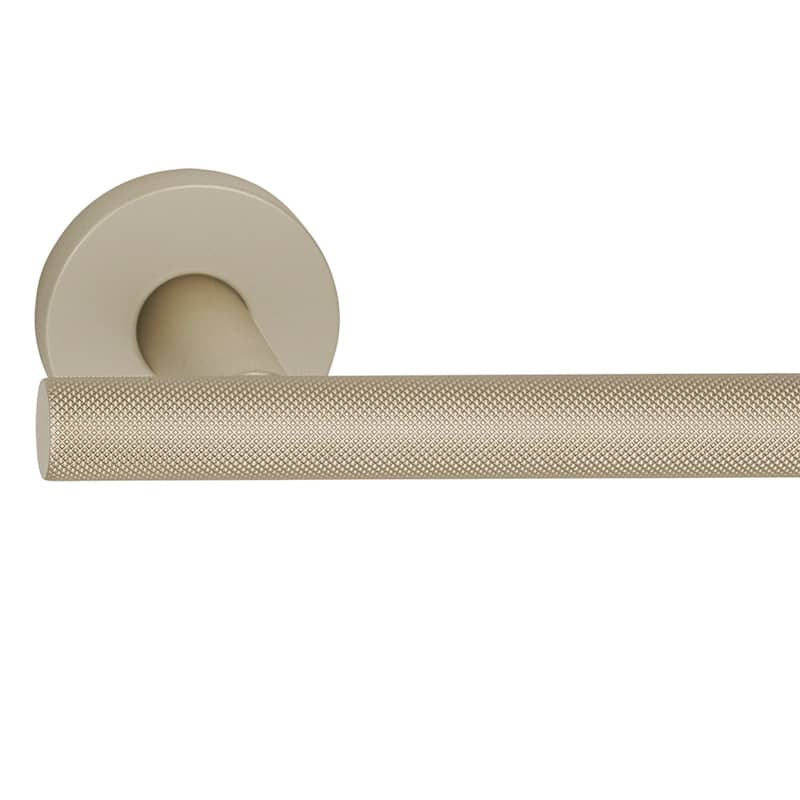 Alno A9466L-KNURLED Vita Bella Modern Diamond Knurled Bar Left Side