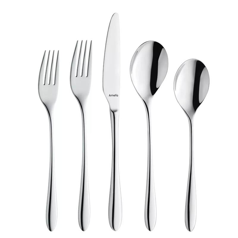 Amefa Cube 20 piece Premium Stainless Steel Flatware Set - Service for 4