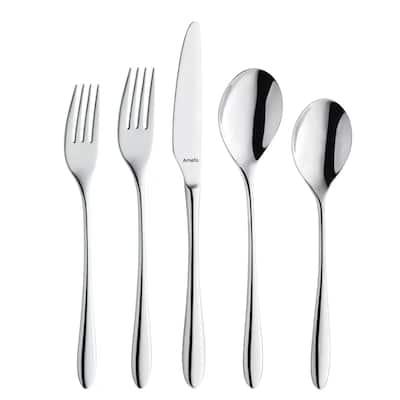 Amefa Cube 20 piece Premium Stainless Steel Flatware Set