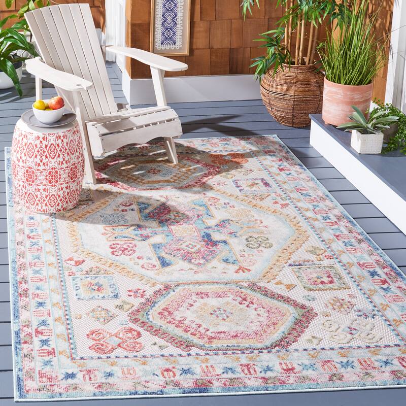 SAFAVIEH Cabana Hinke Indoor /Outdoor Boho Rug