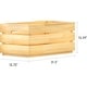 preview thumbnail 5 of 3, MUSEHOMEINC Uncovered Wood Toy Storage Box,Easy Assembly, Natural