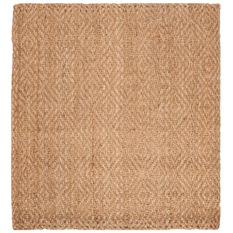 SAFAVIEH Handmade Natural Fiber Caylee Jute Rug - 5' Square - Natural/Natural