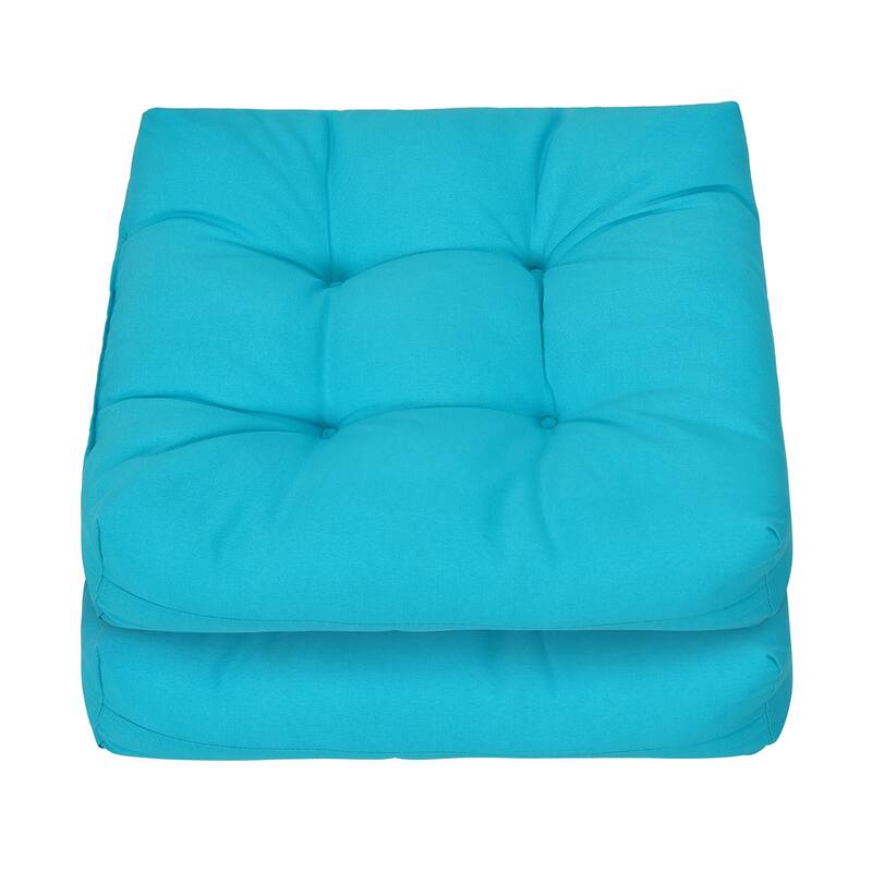 Costway 2 PCS 21'' x 21'' Patio Chair Seat Cushion Pads Indoor/Outdoor