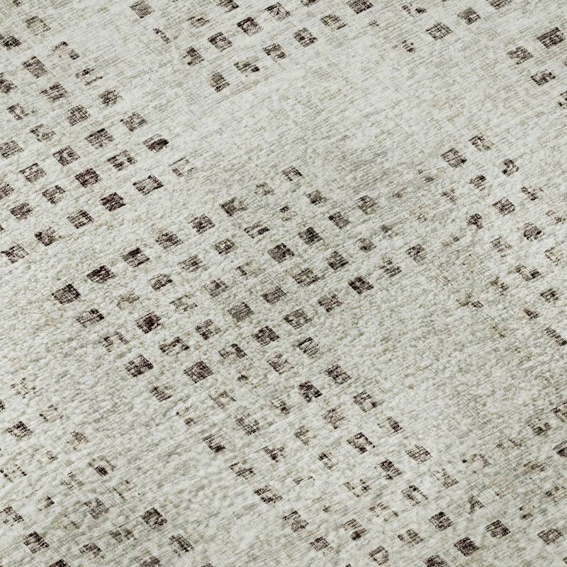 Premium Washable Super Soft Modern Houndstooth Mayfield Rug