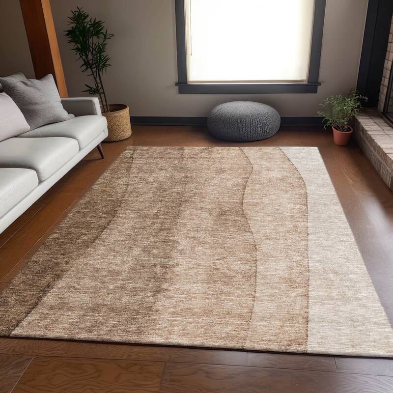 Premium Washable Super Soft Chunky Ombre Mayfield Rug - Brown - 2' 6" x 3' 10" - Rectangle