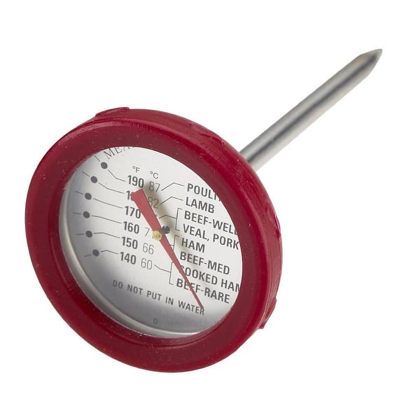 Grill Pro 11391 Stainless Steel Mechanical Meat Thermometer Bed Bath