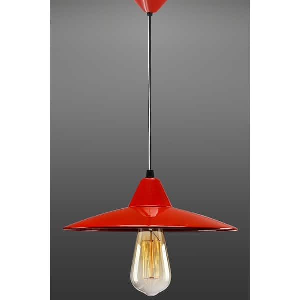 Apple Series 1-Light Red Vintage Pendant for Kitchen/Bar ...