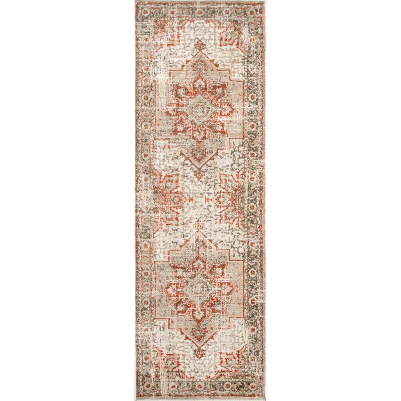 Nuloom Charlotte Faded Medallion Area Rug
