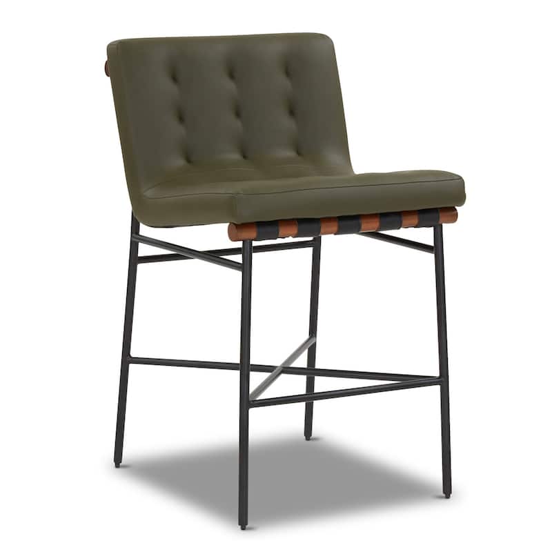 Poly & Bark Boswin 24" Counter Height Stool - Midori Green