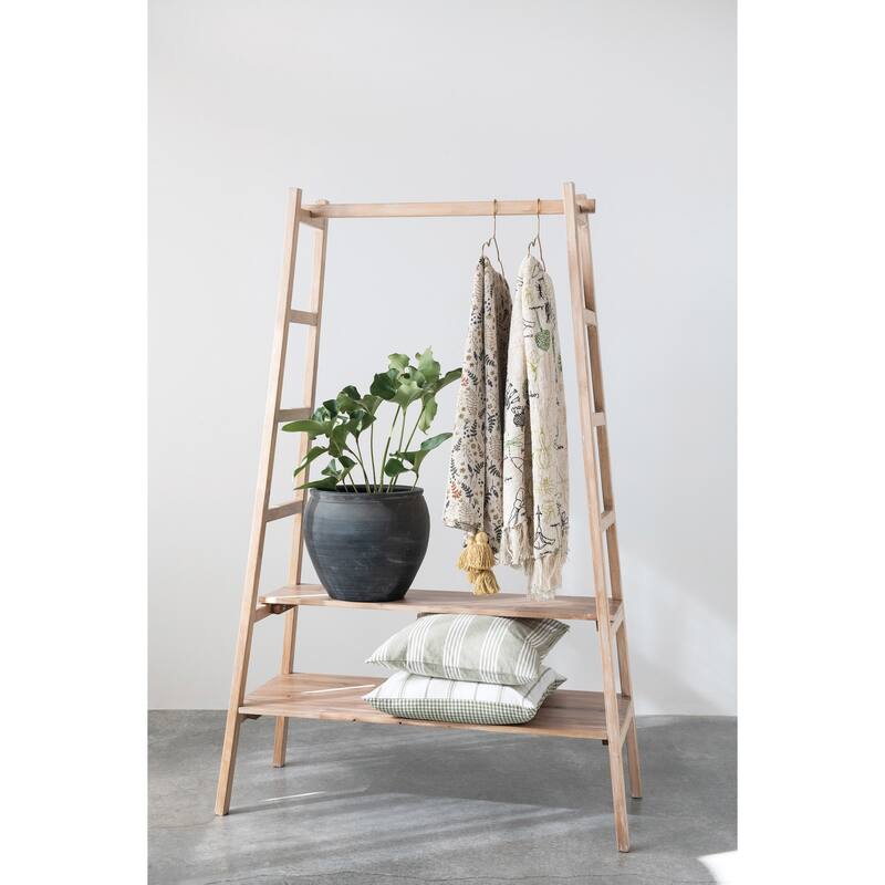 Woven Recycled Cotton Blend Printed Throw Blanket with Neutral Floral Pattern and Tassels