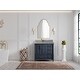 preview thumbnail 57 of 128, Willow Collections 36 in x 22 Aberdeen Freestanding Left Offset Sink Bathroom Vanity with Quartz or Marble Countertop