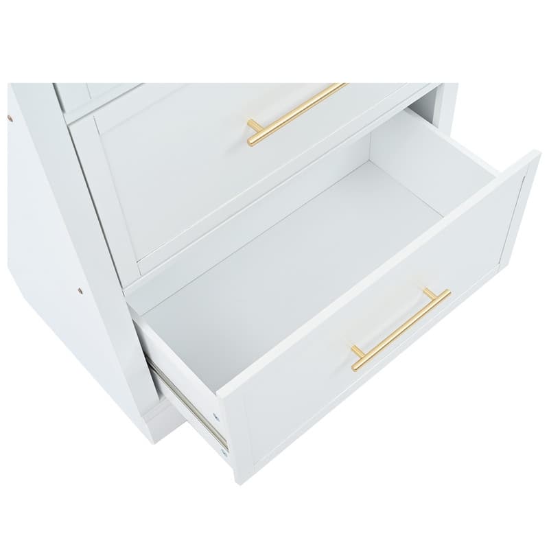 Freestanding Kitchen Pantry Cabinet Combo/Single Kitchen Pantry, Tall Kitchen Hutch with Storage Drawers and Adjustable Shelf