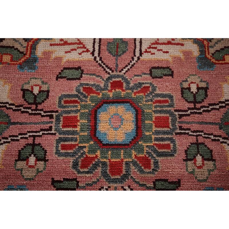 Oushak Oriental Area Rug Handmade Wool Carpet - 8'9"x 11'11"
