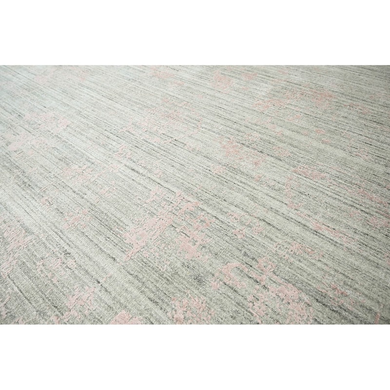 Hand Knotted 100% Wool Modern & Contemporary Oriental Area Rug Beige - 8' 1'' x 9' 9''