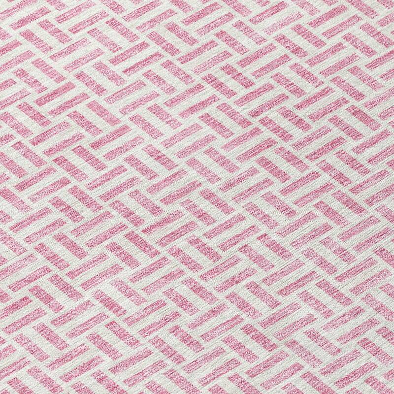 HomeRoots Geometric Transitional Rectangle Outdoor Rug