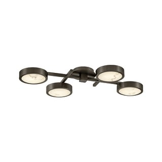 Fredrick Ramond FR31013 Cava 30" Wide Flush Mount Ceiling Fixture