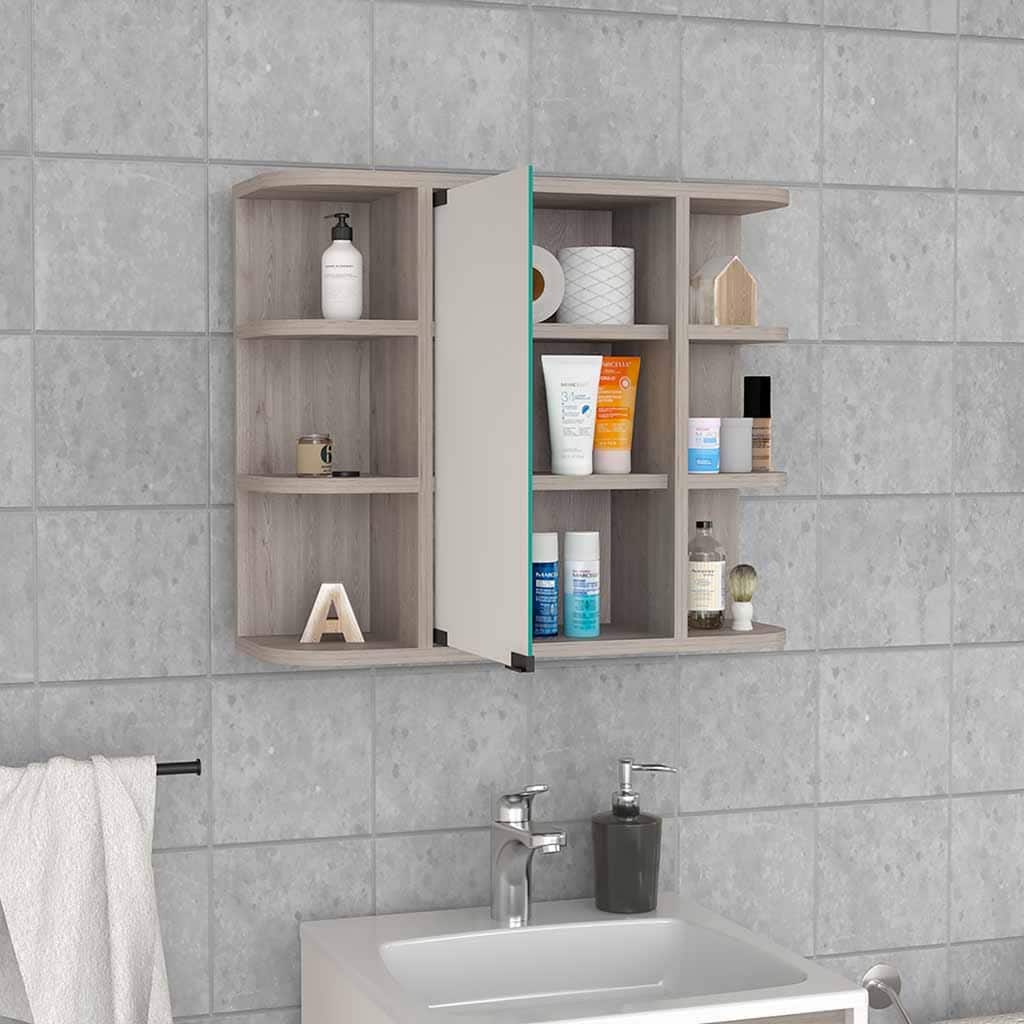 Medicine Cabinet, Six External Shelves Mirror