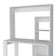 preview thumbnail 7 of 11, 58.3" High Desk with Hutch and Shelves, Rectangular Home Office Workstation