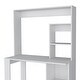 preview thumbnail 7 of 11, Small Space Desk with Hutch and Ample Storage Shelves, 38.8" Wide