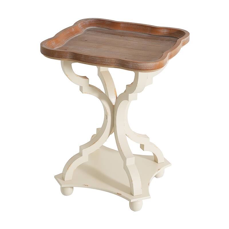 Bevier French Country Accent Table with Square Top by Christopher Knight Home