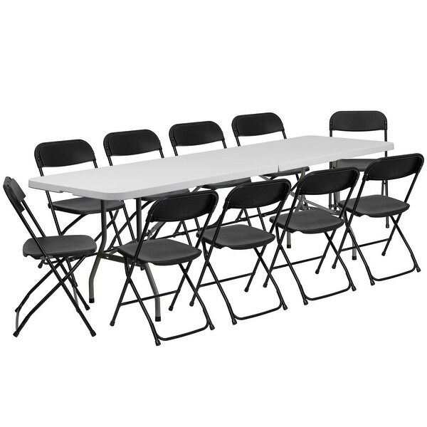 10 folding chairs