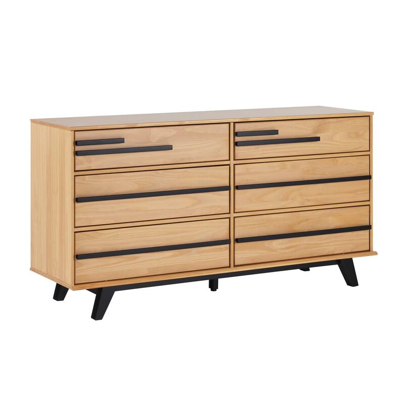 Middlebrook Designs Contemporary Solid Wood 6-Drawer Dresser
