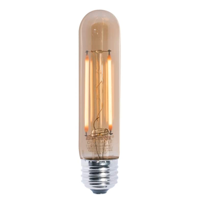 Bulbrite Pack of (2) Dimmable Antique Filament T9 Medium (E26) LED Bulb