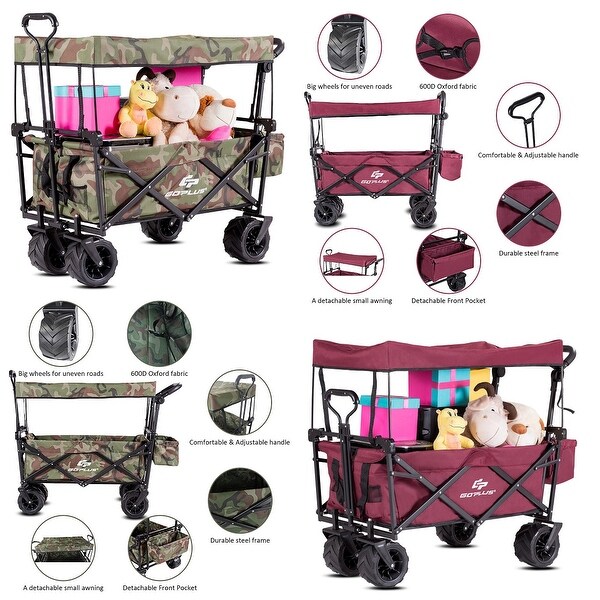 camo wagon with canopy