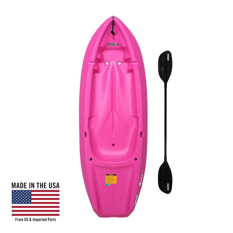 Lifetime Wave Sit-on-Top Youth Kayak - Pink